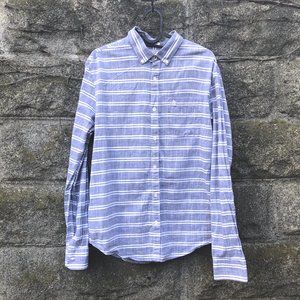 Original Penguin Mens Slim Fit Striped LS Cotton